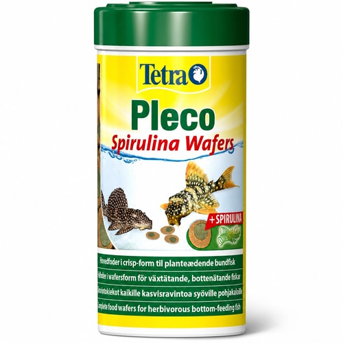 Tetra Pleco Spirulina Wafers fóðurtöflur fyrir botnfiska – 250 ml
