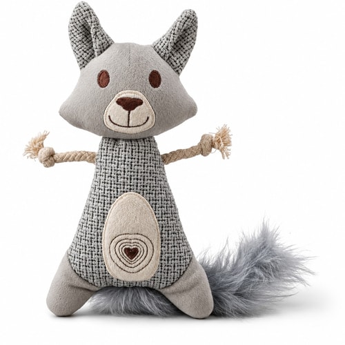 Trixie þvottabjörn XXL, tuskuleikfang með kattarmyntu – 20 cm/30 cm