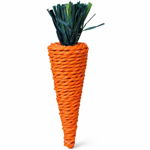 Toy, carrot, for small animals, 20 cm