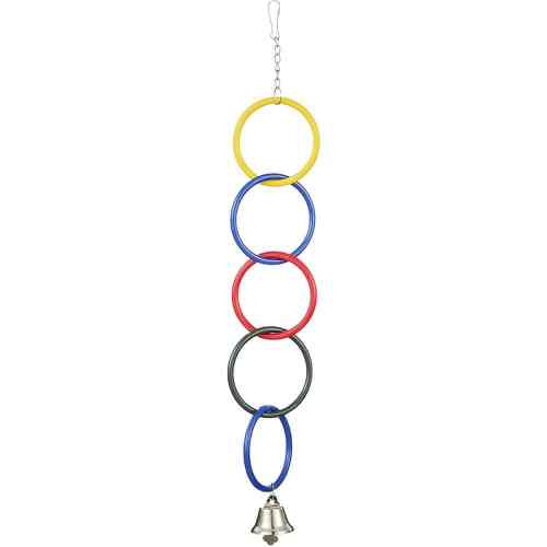 Toy Rings With Chain And Bell, 25 Cm