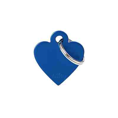 Small Heart Aluminum Blue
