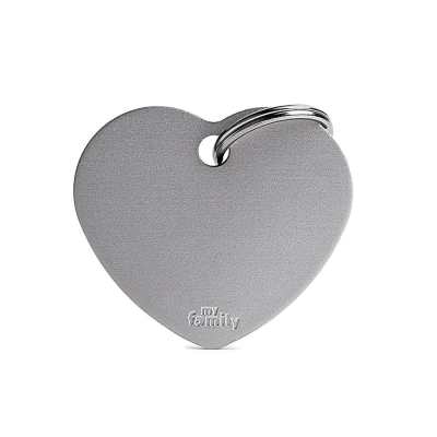 Big Heart Aluminum Grey