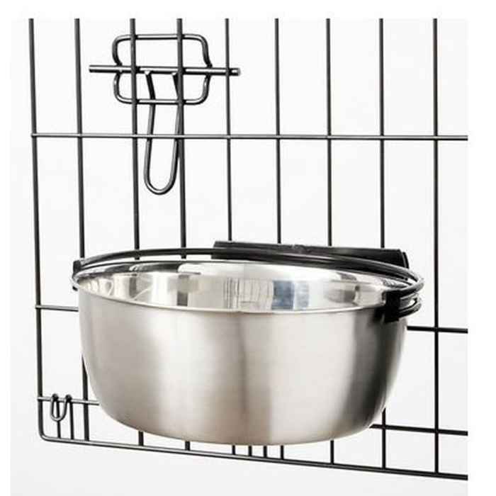 ICrate Stainl.steel bowl w.holder 300ml