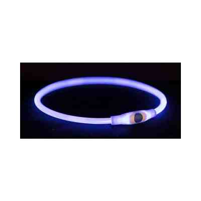 Flash light ring USB S–M: 40 cm blue P D11
