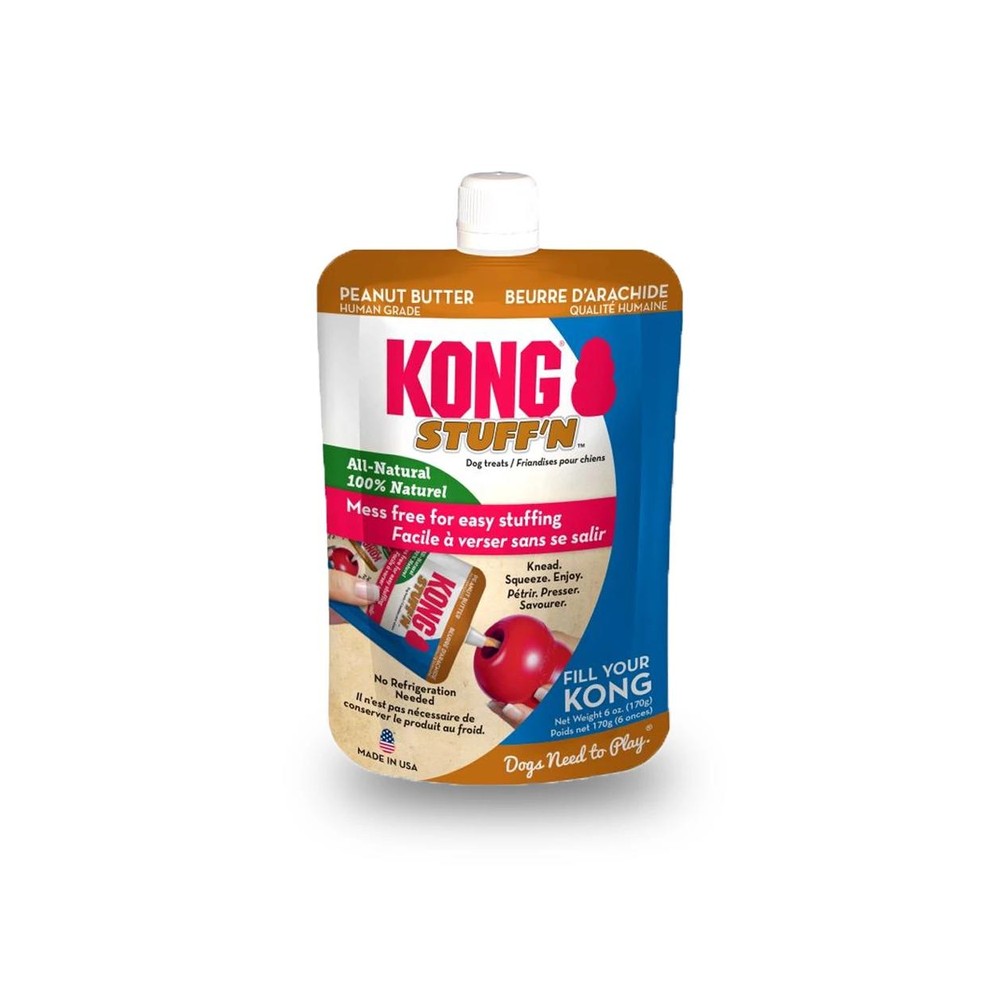 HMKONGXNP1E|10000 KONG Stuff'N All Natural Peanut Butter 170g