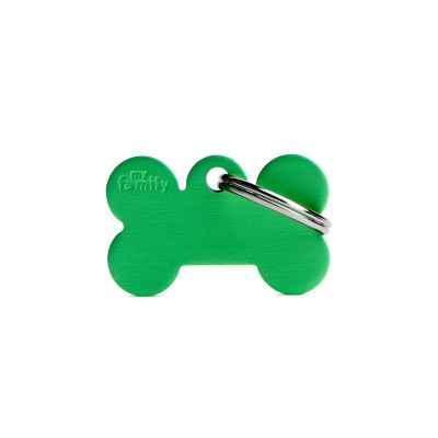 Small Bone Aluminum Green