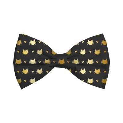Bow Tie Xmas Black Cat S