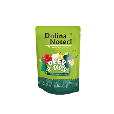 Dolina Noteci Dog Superfood - Hjörtu & Önd 300 g