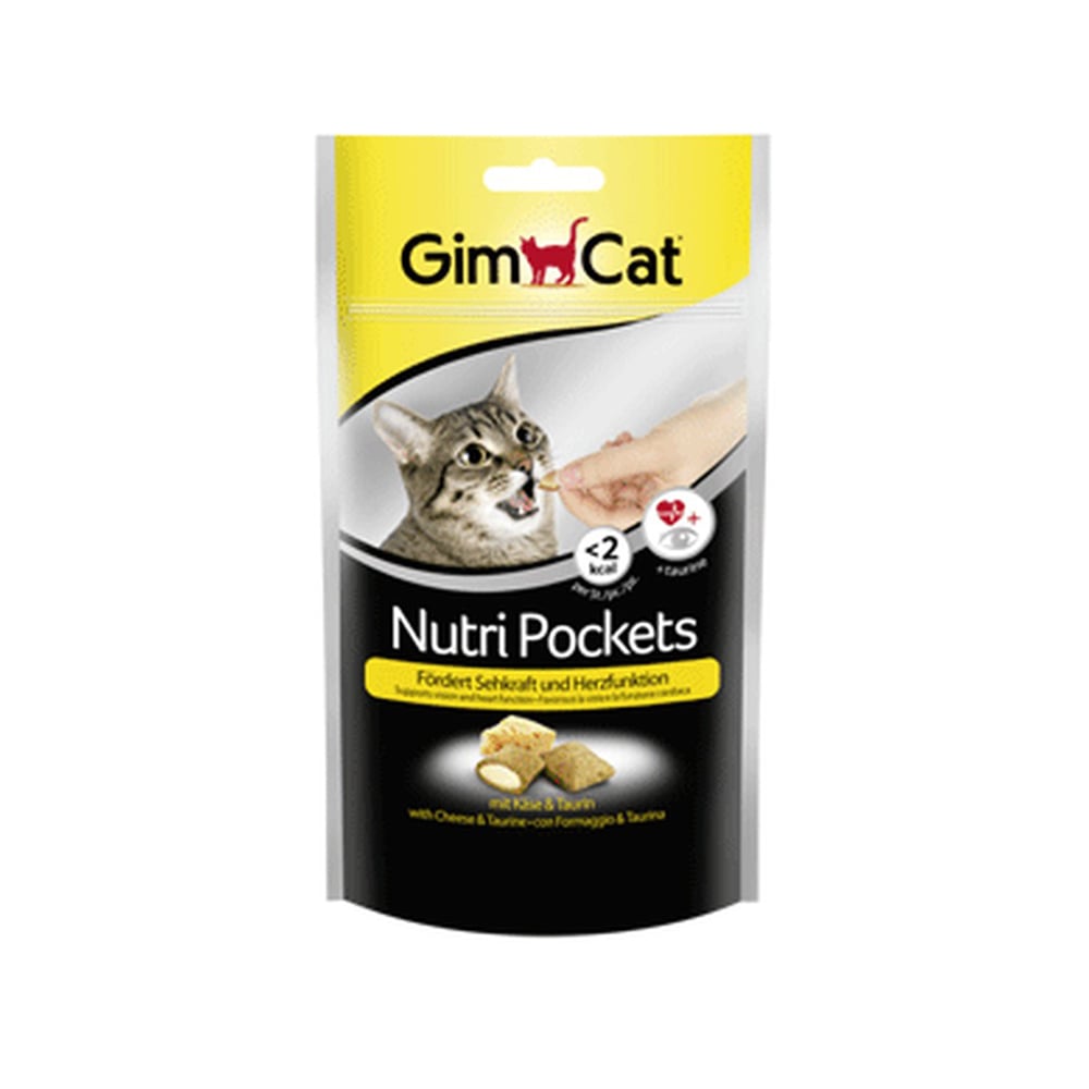 GB400716|10000 GimCat - Nutri Pockets Cheese + Taurine 60G