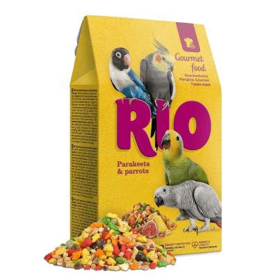 Rio Gourmet Food For Parakeets And Parrots, 250 G