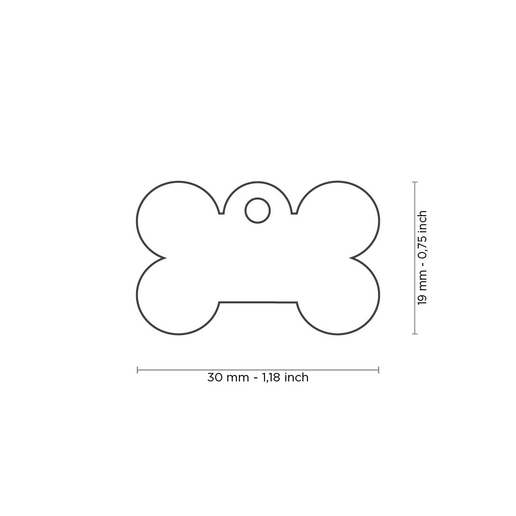 MFB03|30000 Small Bone Aluminum Blue