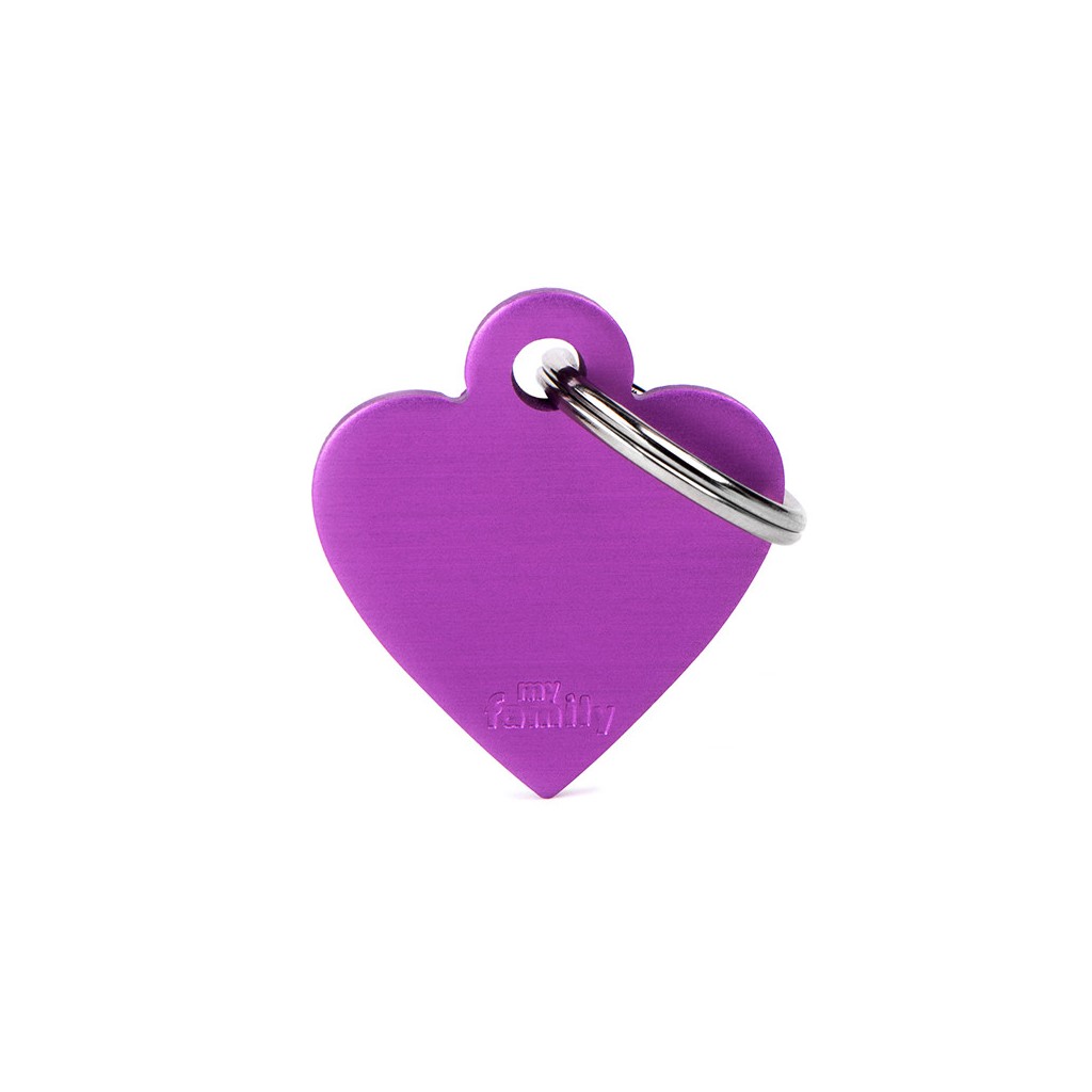 MFB71|10000 Small Heart Aluminum Purple