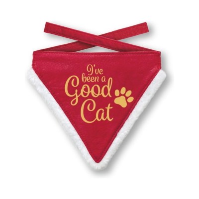 Bandana Xmas S Good Cat Red