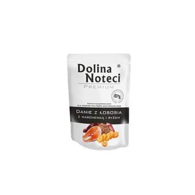 Dolina Noteci Dog Premium Stew - Lax, Gulrætur & Brún Hrísgrjón 300 g