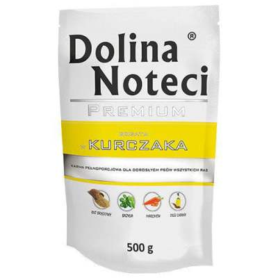 Dolina Noteci Dog Premium Rich In - Kjúklingur 500 g
