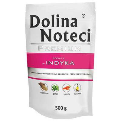Dolina Noteci Dog Premium Rich In - Kalkúnn 500 g