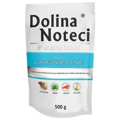 Dolina Noteci Dog Premium Rich In - Lambakjöt 500 g