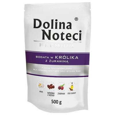 Dolina Noteci Dog Premium Rich In - Kanína með trönuberjum 500 g