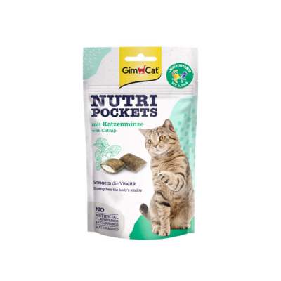 GimCat - Nutri Pockets With Catnip 60G