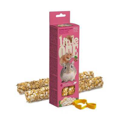 Little One Sticks With Puffed Rice And Nuts, 2X55