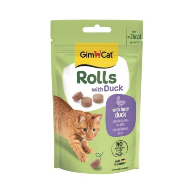GimCat - Rolls With Duck 40G