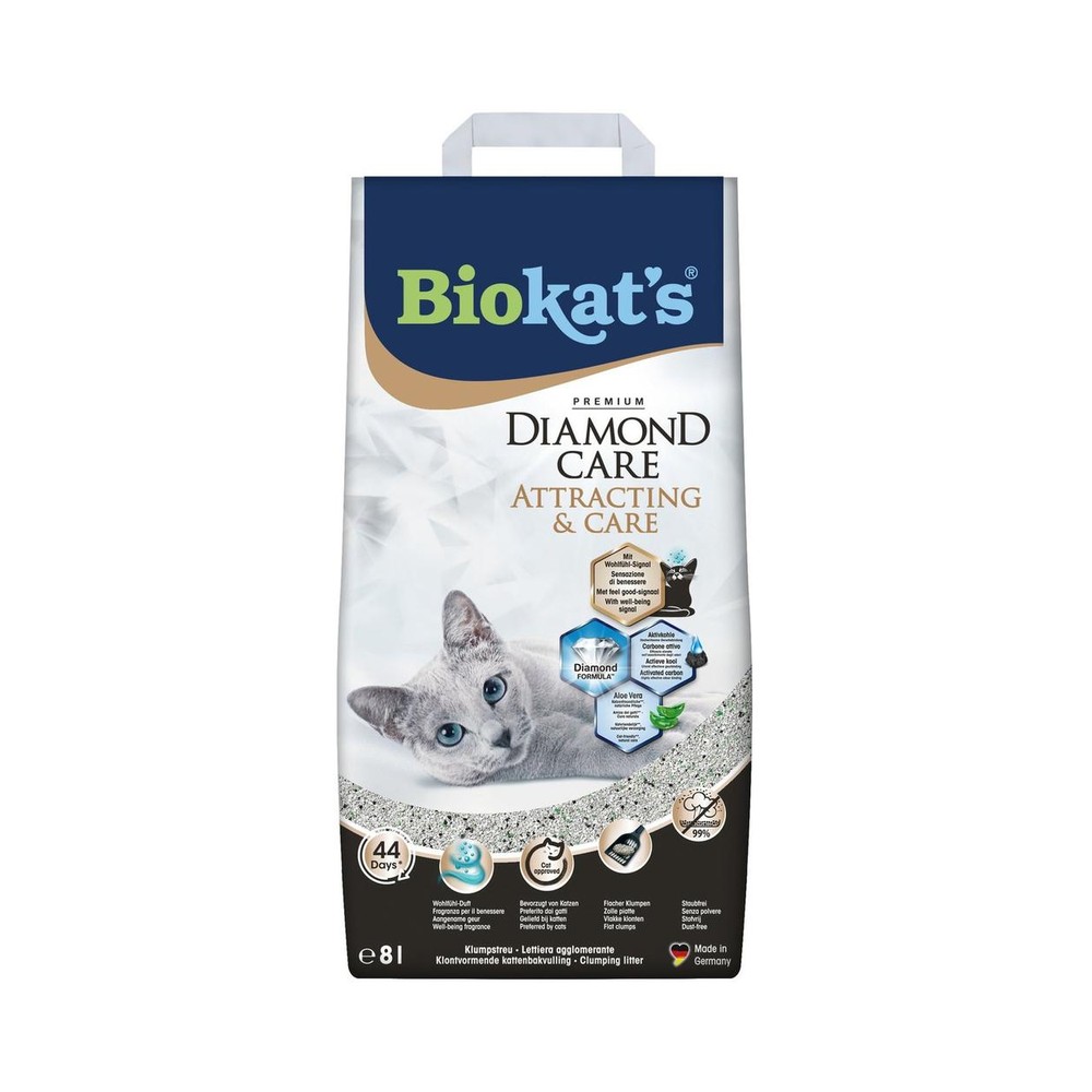 GB612973 Biokat's Kattasandur - Diamond Care Attracting&Calming 8L