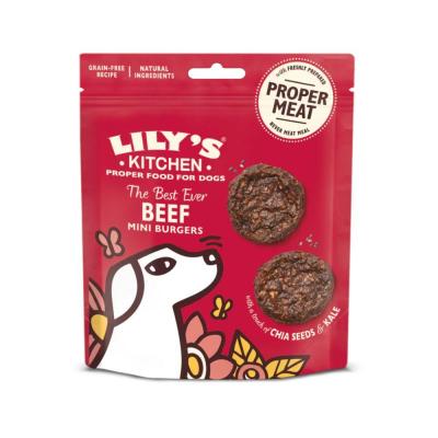 Dog The Best Ever Beef Mini Burgers 70g 8